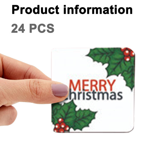 Mini Christmas Greeting Cards with Envelopes 24 pcs 8.5x8.5 1