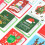 Mini Christmas Greeting Cards with Envelopes 24 pcs 8.5x8.5 3