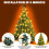 Plastic LED Christmas Lights Warm and Colored with Remote 2