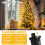 Plastic LED Christmas Lights Warm and Colored with Remote 3