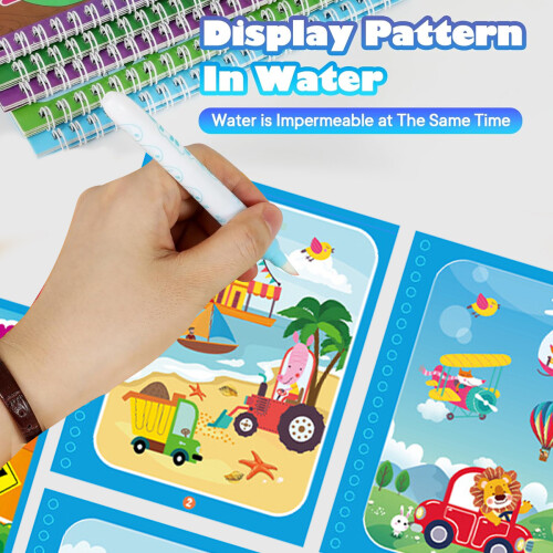 Children's Water Painting Puzzle Book 2