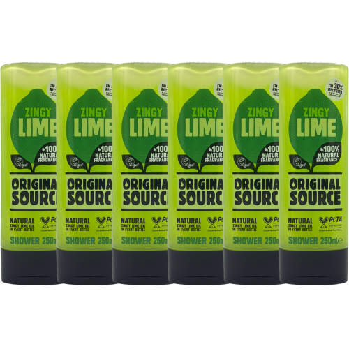 Original Source Original Source Zingy Lime Shower Gel 250ml 6 Pack