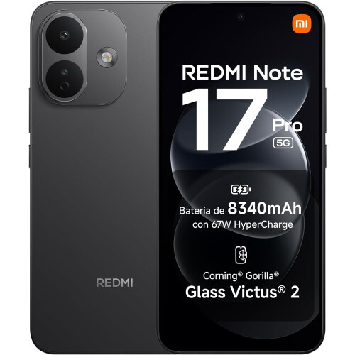 Xiaomi XIAOMI REDMI Note 17 Pro 5G,12GB 256GB, Black