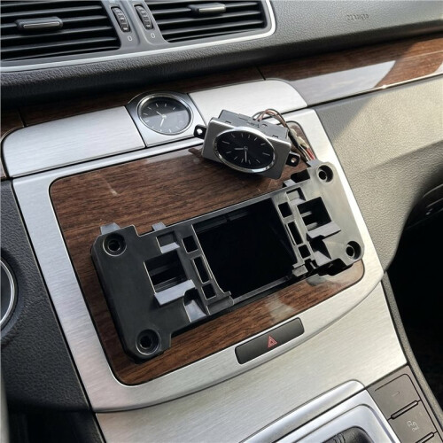 3AA857318C Car Dashboard Quartz Clock Watch Frame Bracket Holder for   B7 CC 2009-2016 2
