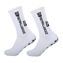 (Green, onesize) Grip Football Socks FS Anti-Slip Athletic Socks for Basketball Running Training Moisture Wicking Black