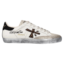 Premiata Baskets Femme Sneakers Stevend 7605 Cuir Premium Blanc 38 — chaussures cuir femme, sneakers luxe blanc