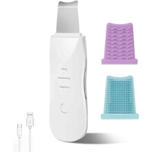 Facial Skin Scrubber Spatula 3 Modes Rechargeable Blackhead Care Deep Pore Cleansing