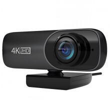 4K UHD Webcam Microphone 120 Wide Angle for Video Calls and Streaming