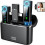 Wireless Lavalier Microphone 2 Pack Charging Case Noise Reduction 80ft 7H 1