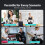 Wireless Lavalier Microphone Charging Case Lightning Noise Reduction 30H Battery 8