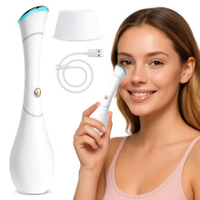 Face and Eye Depuffing Wand Red and Blue Light Vibration Ionic Care