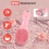 Facial Cleansing Brush Sonic Vibration Silicone Waterproof Rechargeable 3