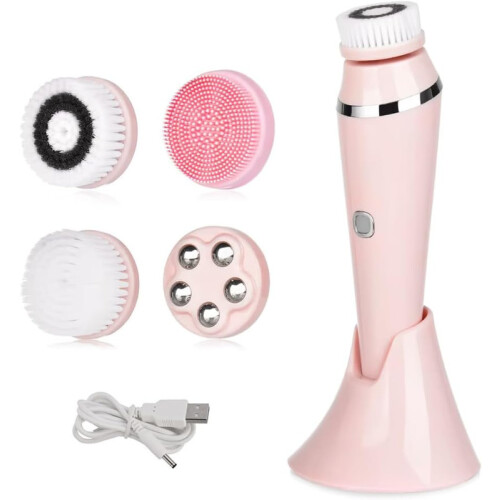Facial Cleansing Brush 3 Modes Rotating IPX7 Waterproof Rechargeable