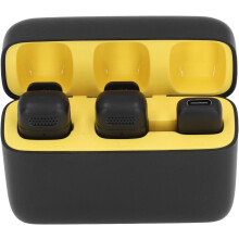 Wireless Lavalier Microphone Charging Case Noise Reduction Plug and