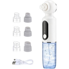 Blackhead Remover Pore Vacuum 40C Warm Compress Blue Light for Facial Pore Cleansing