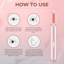 Face and Neck Massager 4-in-1 Red Light Microcurrent for Daily Face and Neck Skincare
