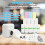Mini Thermal Sticker Printer Inkless 12 Rolls for Notes Labels and DIY 4