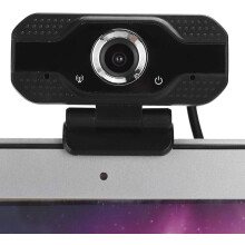 1080P HD Webcam Microphone Built-In Speaker for Video Calls and Streaming