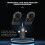 Wireless Lavalier Microphone 3-in-1 2 Pack USB-C Noise Reduction 30M Plug and 5