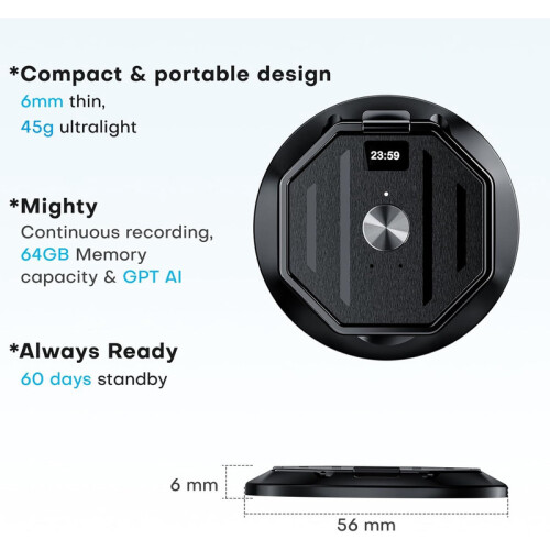 AI Voice Recorder AI Summary Translation 120 Languages Offline Mode