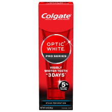 Colgate Optic White Pro Series Stain Prevention Hydrogen Peroxide Toothpaste, Teeth Whitening Toothpaste, Effectively Removes Tea, Coffee, and Wine St