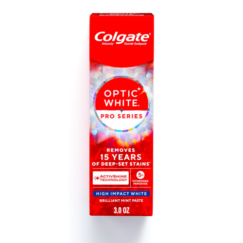 Colgate Colgate Optic White Pro Series Whitening Toothpaste, High Impact White, 3oz