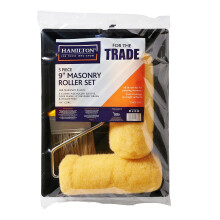 Hamilton 5pc 9" Masonry Roller Set with Tray