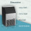 HYE Large Commercial Ice Machine, 45kg/24hrs 4