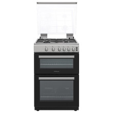 Statesman GDL60S - Silver 4 Zone Gas Cooker - LPG Convertible