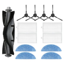 Main Roller Side Brush Filter Mop Cloth Set of 13 for DEBOT Y1 PRO / DEEBOOT NEO 2.0 / Y1 PRO Vacuum Parts Accessories