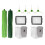 10 Pezzi per I7 I8 E5 E6 I3 J7 I6 Accessori Spazzola Laterale Principale Ricambi 1