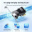 Placa de Rede 10G PCIe 4.0 X1 Sem Disco com Ativação de Rede PXE, Chip RT8127 e AT para Windows 11 e Linux 3