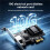 Placa de Rede 10G PCIe 4.0 X1 Sem Disco com Ativação de Rede PXE, Chip RT8127 e AT para Windows 11 e Linux 7