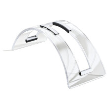 Soporte Acrílico para Portátil, Soporte Transparente para Portátil Que Ahorra Espacio, Base de Escritorio Vertical