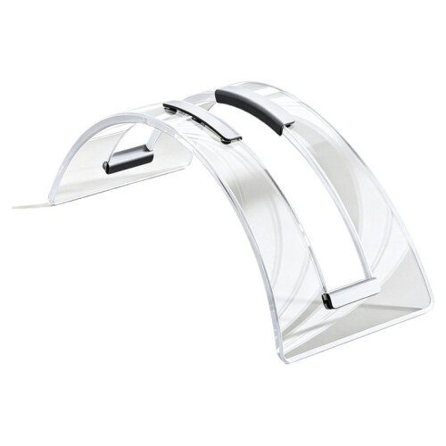 Acrylic Laptop Stand Space-Saving Transparent Laptop Holder Vertical Desktop Dock