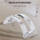 Acrylic Laptop Stand Space-Saving Transparent Laptop Holder Vertical Desktop Dock 6