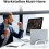 Acrylic Laptop Stand Space-Saving Transparent Laptop Holder Vertical Desktop Dock 4