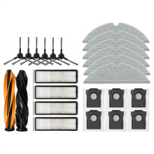 24PCS D20 / D20 Robot Vacuum Cleaner Accessories Main Side Brush Mop Cloth Hepa Filter Dust Bag Spare Parts