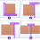 6PCS Book Binding Tool, Easy Scrapbooking Tools Kit, L Ruler + I Ruler + T Ruler + Corner Miter + Eyelet Guiding 5