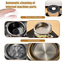Kit de Limpieza para Máquina de Espresso para Luxe Cafe ES501 ES601 ES651 ES655CO ES701: Discos, Pastillas de Limpieza, Filtros de Agua.