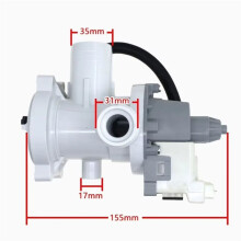 PSB-1 Avloppspump 30W AC220V för Frontmatad Tvättmaskin Vattenavloppsmotor för Trumma Tvättmaskin Tillbehör