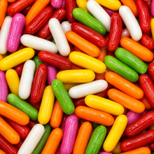 (2.7kg Sweet Jar) Liquorice Comfits