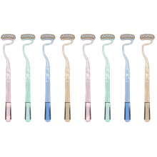 8 Pcs S-Shaped Curved Brush , Ergonomic Anti-Slip Handle, Odorless Safe, Deep Clean, for Home Bathroom, Dorm, Travel