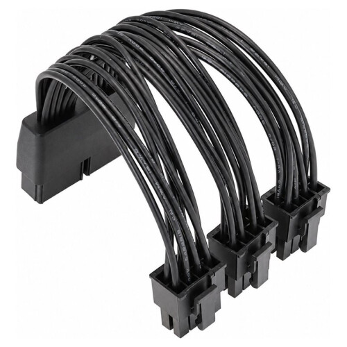 Card Dual 8Pin to 3 X 8 Pin Power Adapter Cable PVC Covered Wire for GPU Power Connection