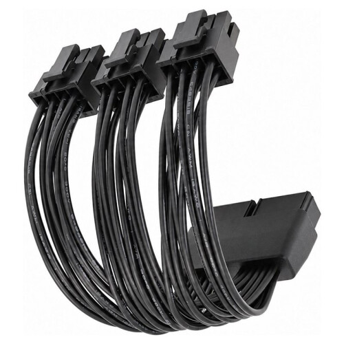 Card Dual 8Pin to 3 X 8 Pin Power Adapter Cable PVC Covered Wire for GPU Power Connection 1