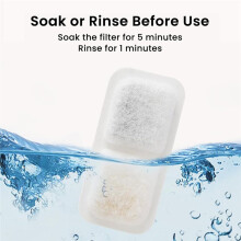 Replacement Filters & Sponges for ONEISALL 2.2L 3.2L Wireless Fountain Wireless Cat Fountain Helps Maintain Freshs 12+12