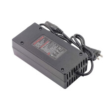 Para Yozma en 10 Cargador de Batería de Litio, Cargador Rápido para Motos de Eléctricas de 54,6 V 5 A, con Sistema de Refrigeración, Enchufe