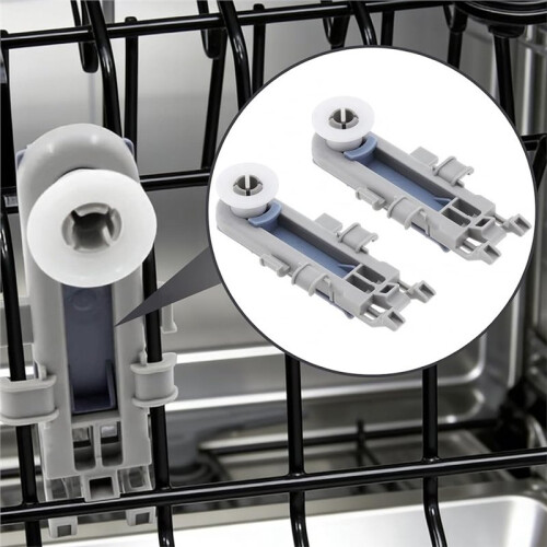 WP8561996 Dishwasher Upper Rack Wheel Adjuster,4PCS Fit for ,,Magic Chef Dishwashers Top Rack Parts 2