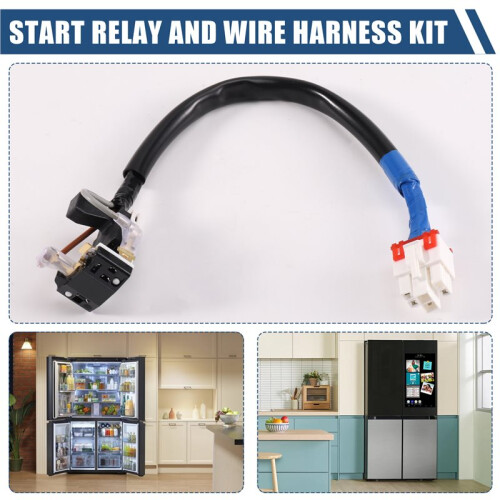 DA97-10848N Start Relay and Wire Harness for  Compressor - Compatible Only with Specific Models 2