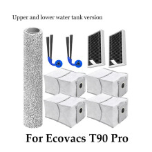 Fit for T90 Pro Omni / T90 Omni Vacuum Direct Drainage Version Dust Parts Brush Filter Roller Mop Accessories (9PCS)